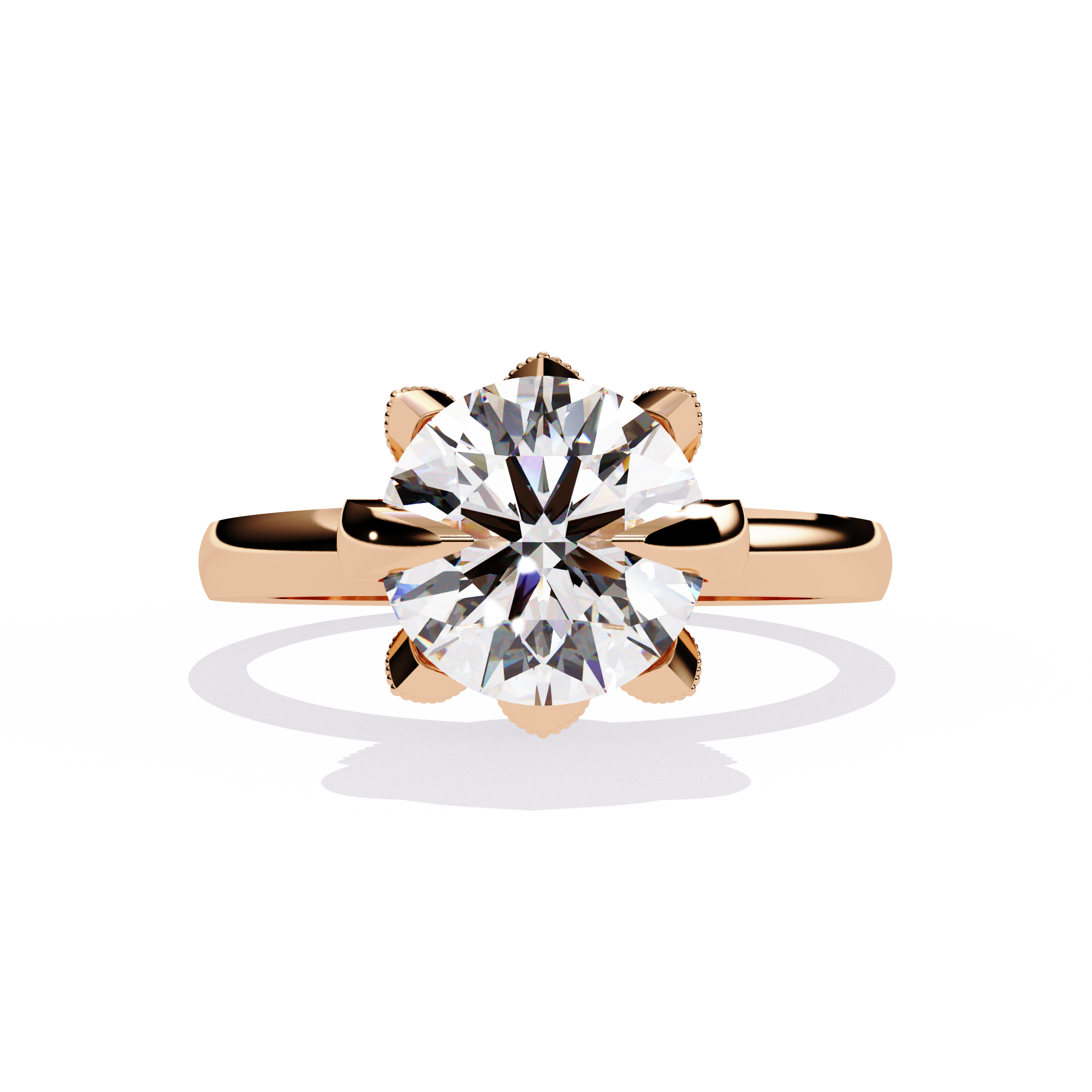 3.17 CT BLOOM SOLITAIRE BAND