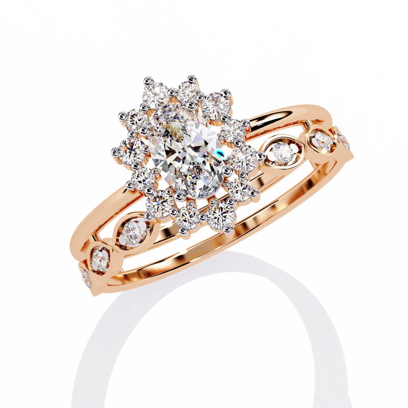 0.58 CT ECLIPSE BLOSSOM BAND