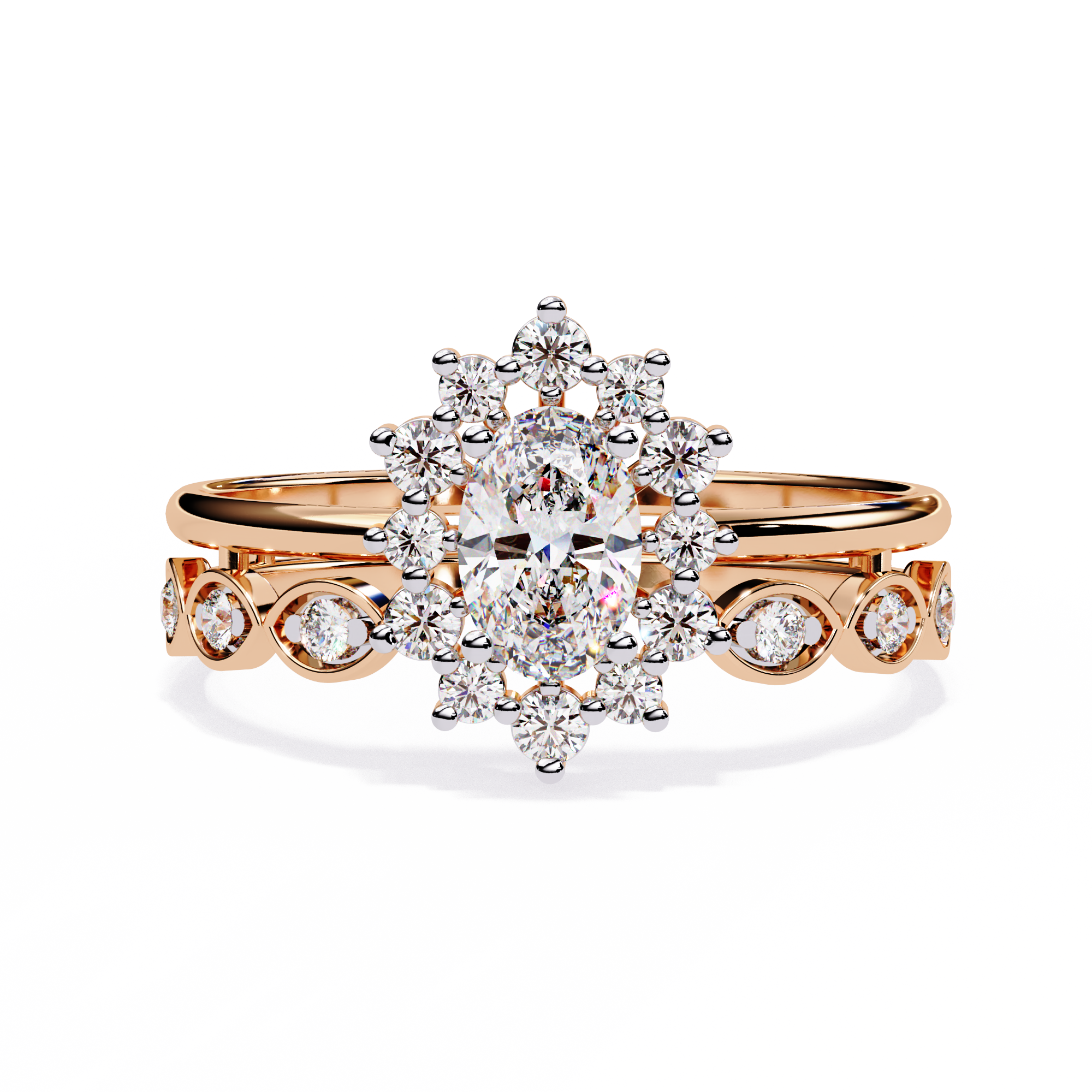 0.58 CT ECLIPSE BLOSSOM BAND