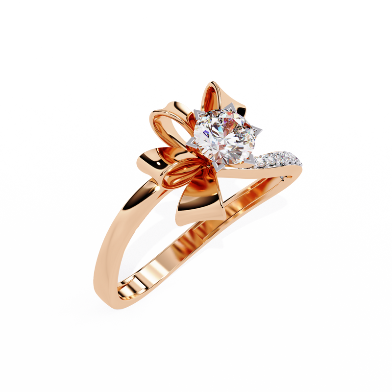 0.50 CT LOTUS BLOOM BAND