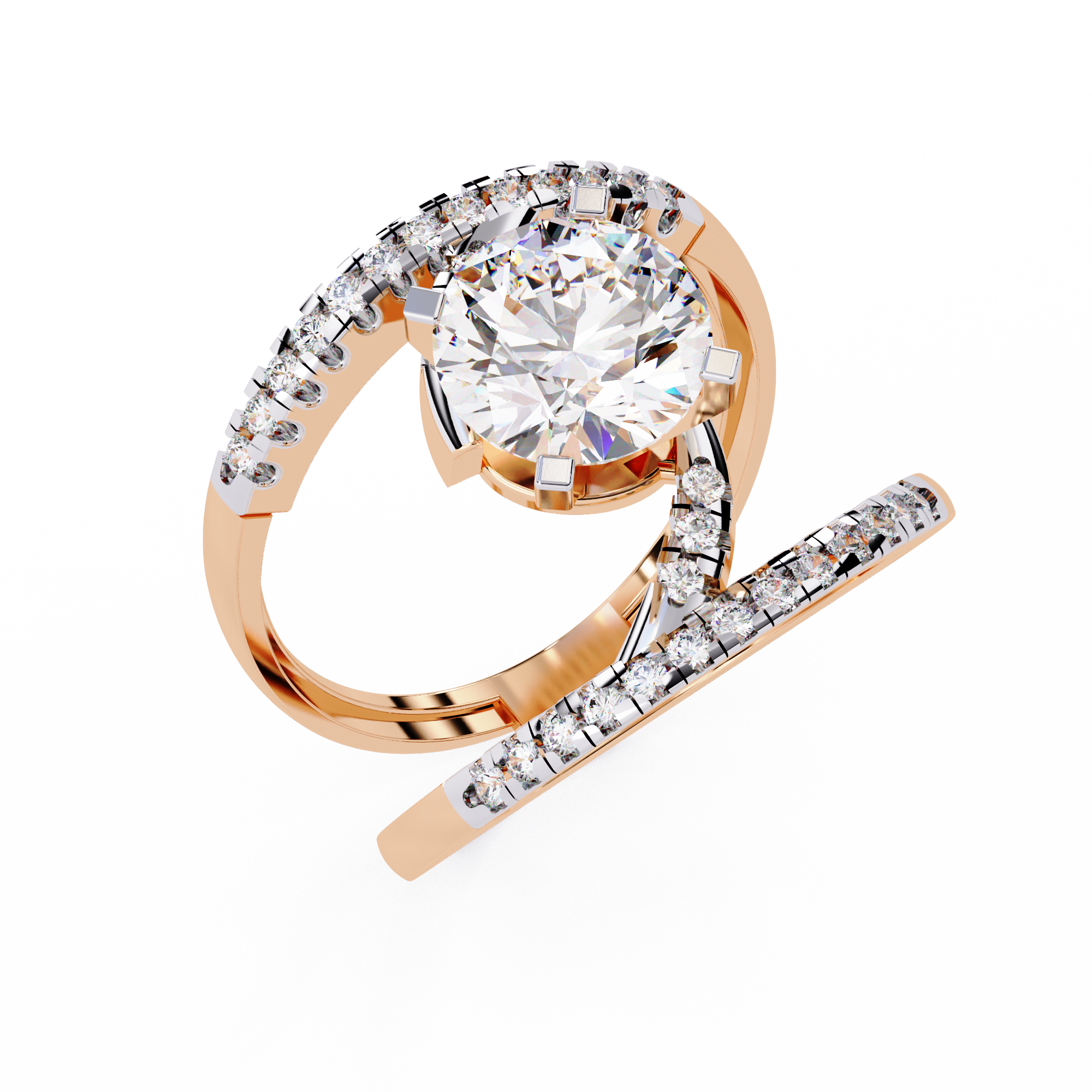 2.38 CT GALAXY SWIRL BAND