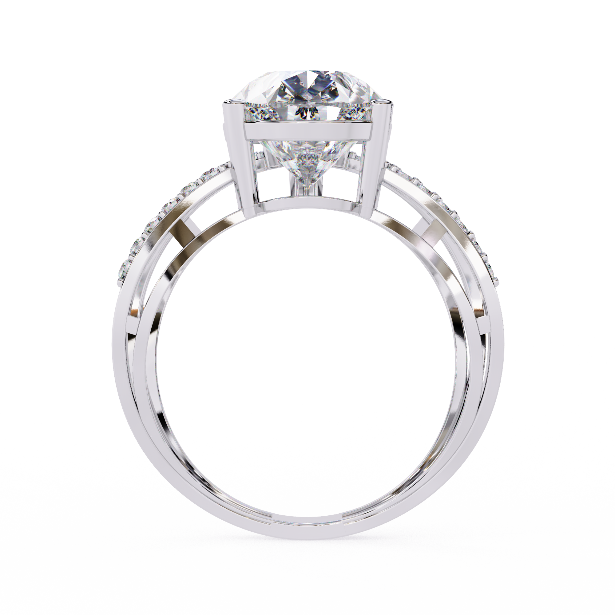 4.62 CT STELLAR CROSSOVER BAND 18K