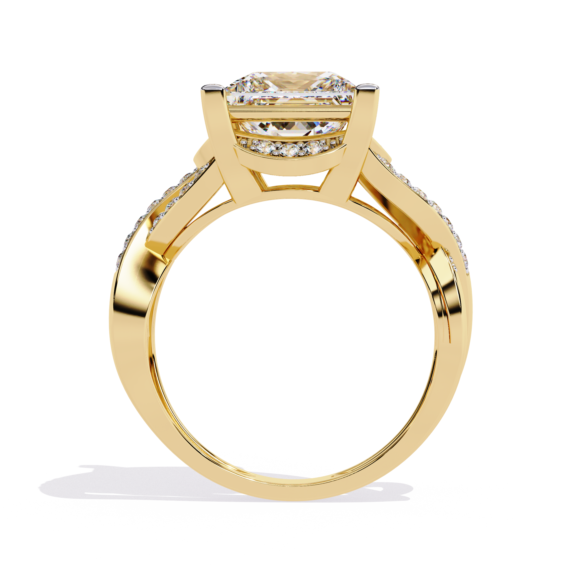 3.47 CT EMPRESS RISE BAND 18K