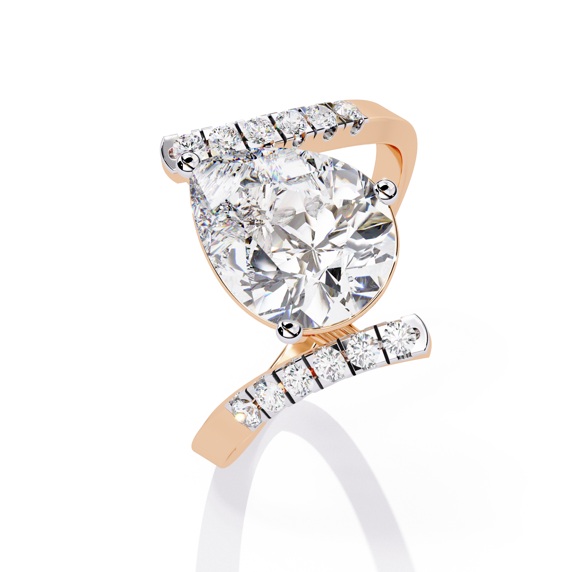 2.81 CT AURORA CURVE BAND
