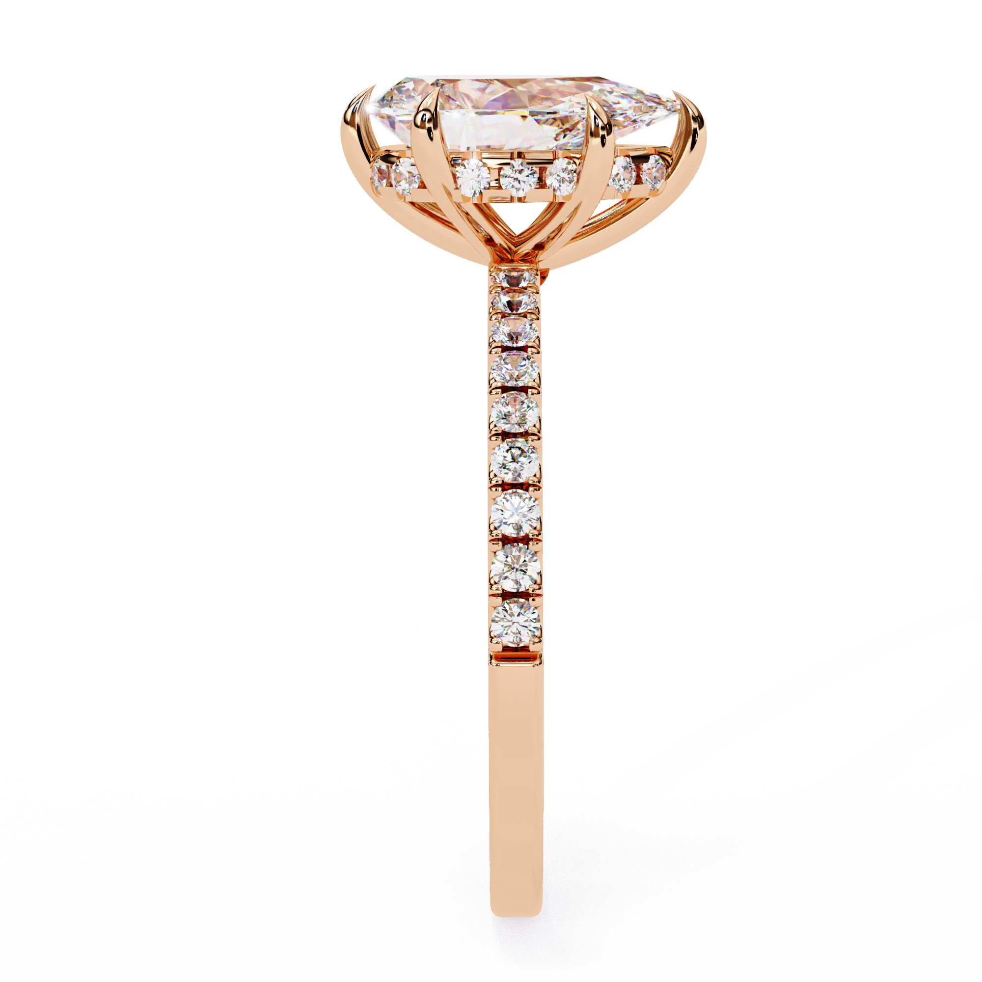 2.08 ct Luminous Drizzle Ring 9k
