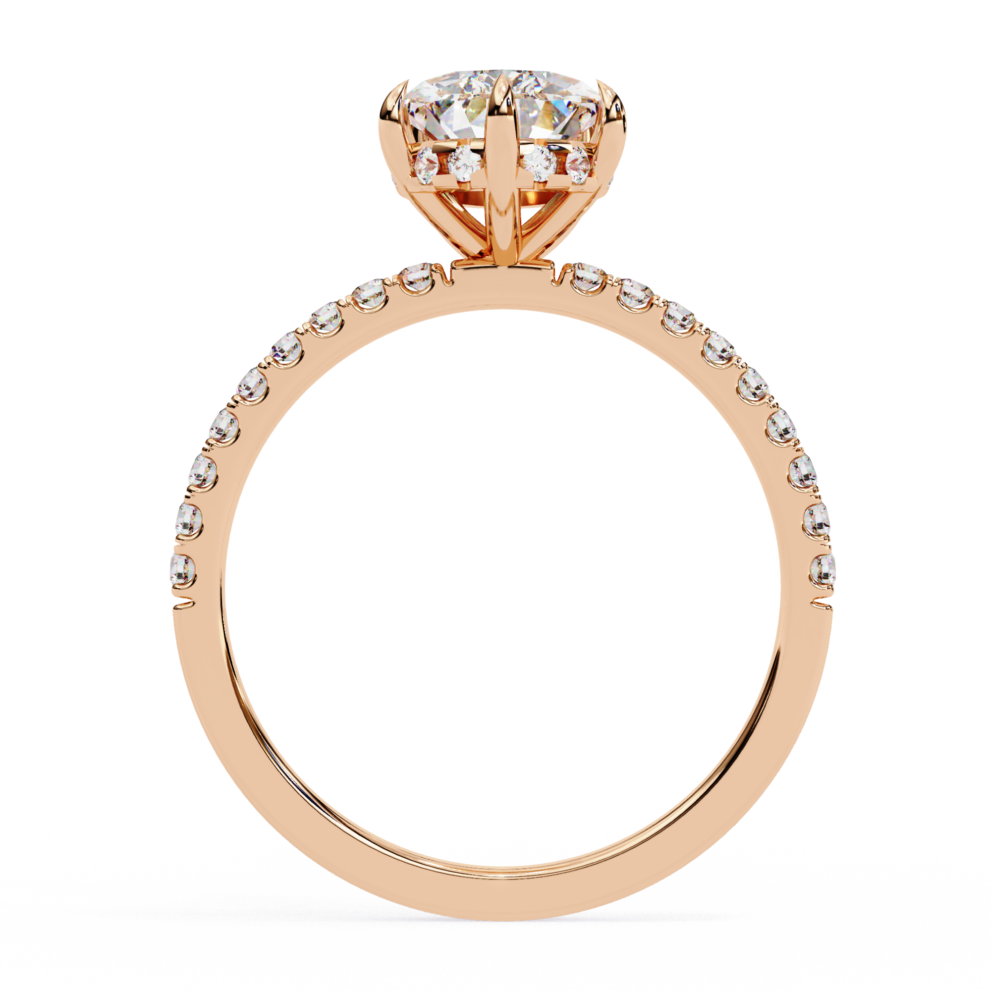 2.08 ct Luminous Drizzle Ring 9k