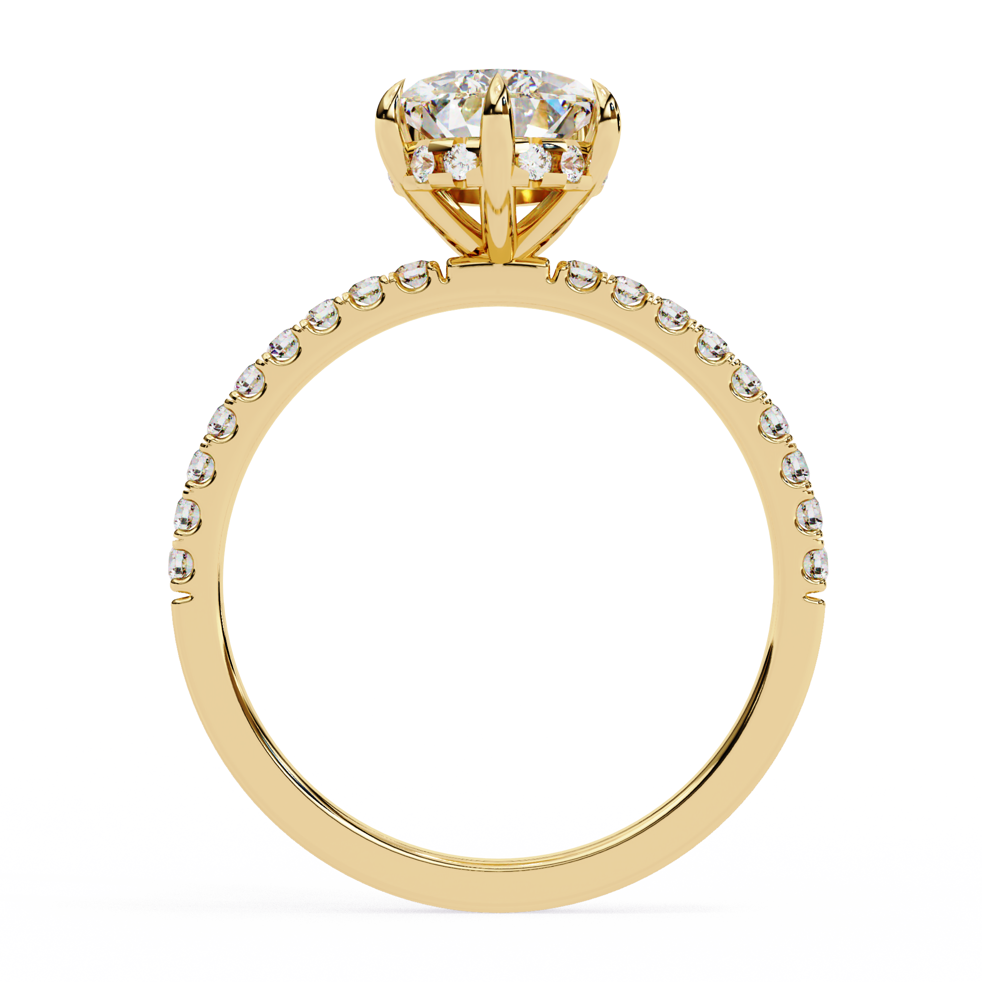 2.08 ct Luminous Drizzle Ring 9k
