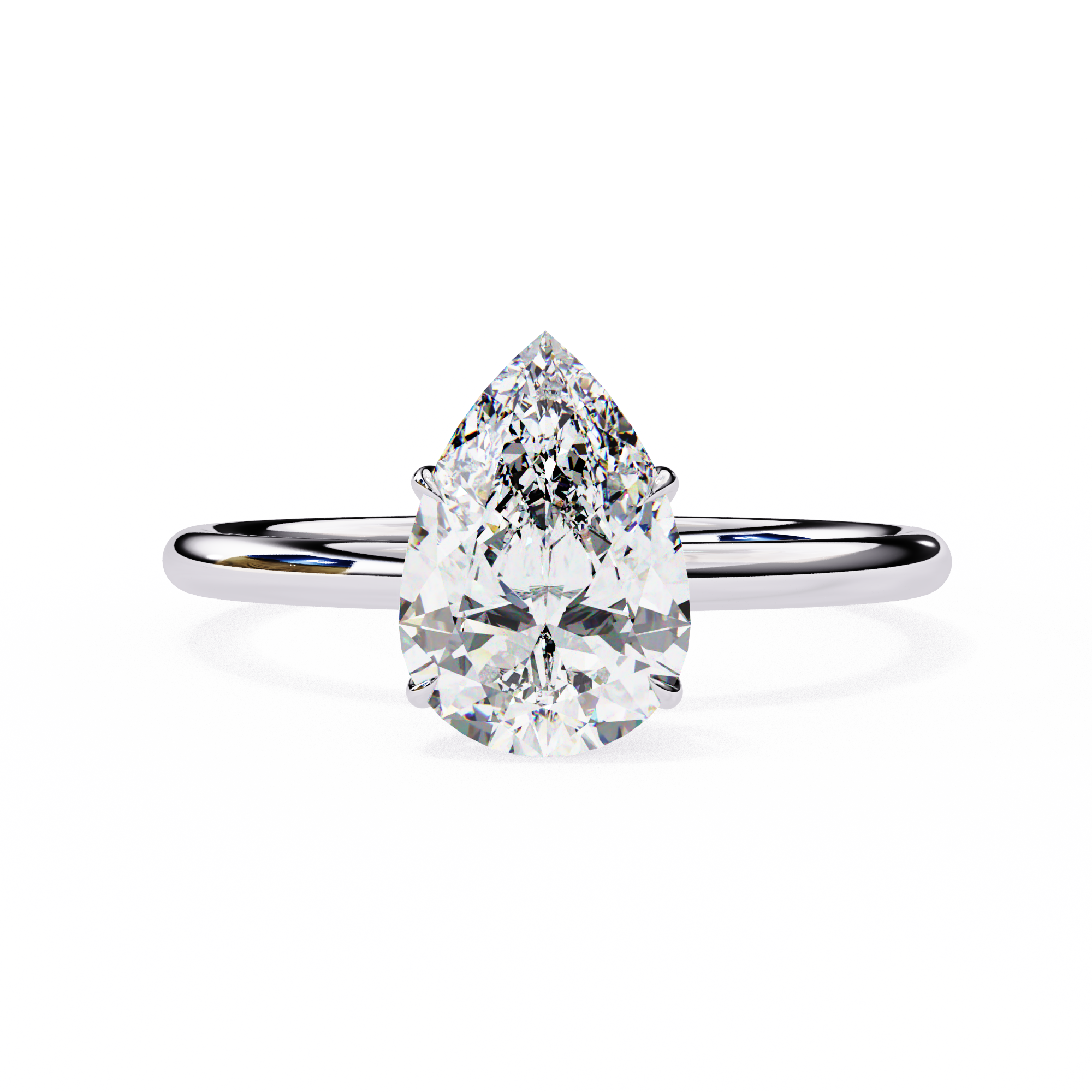 1 ct Elysian Tear Ring 9k