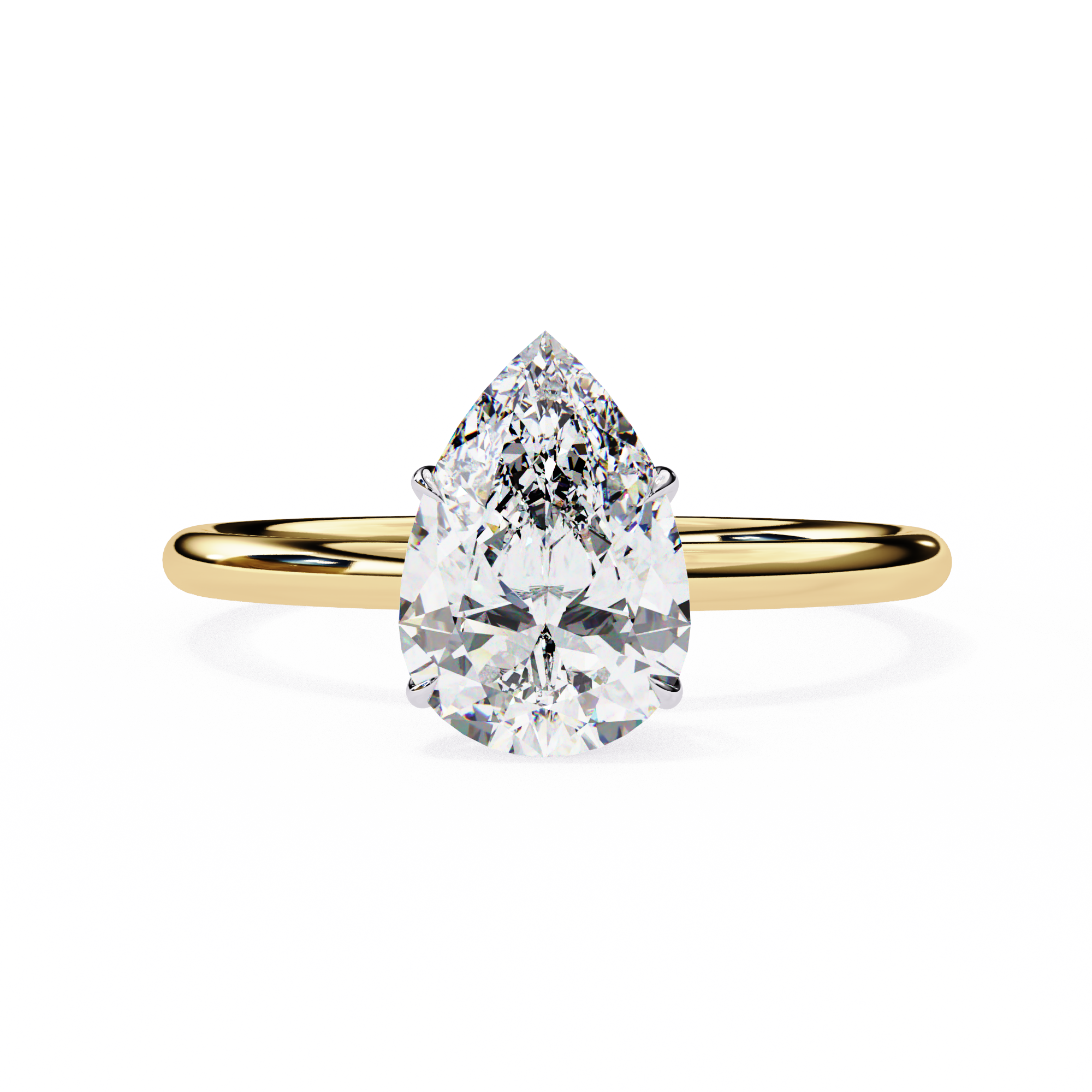 1 ct Elysian Tear Ring 9k