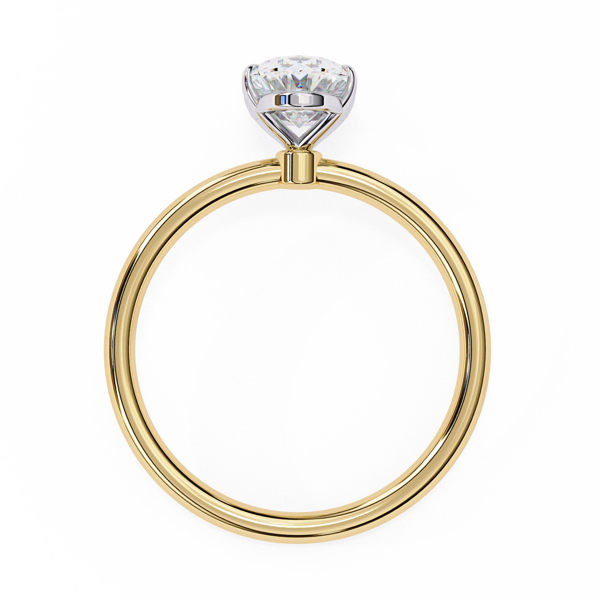 1.20 ct Eternal Oval Ring 9k
