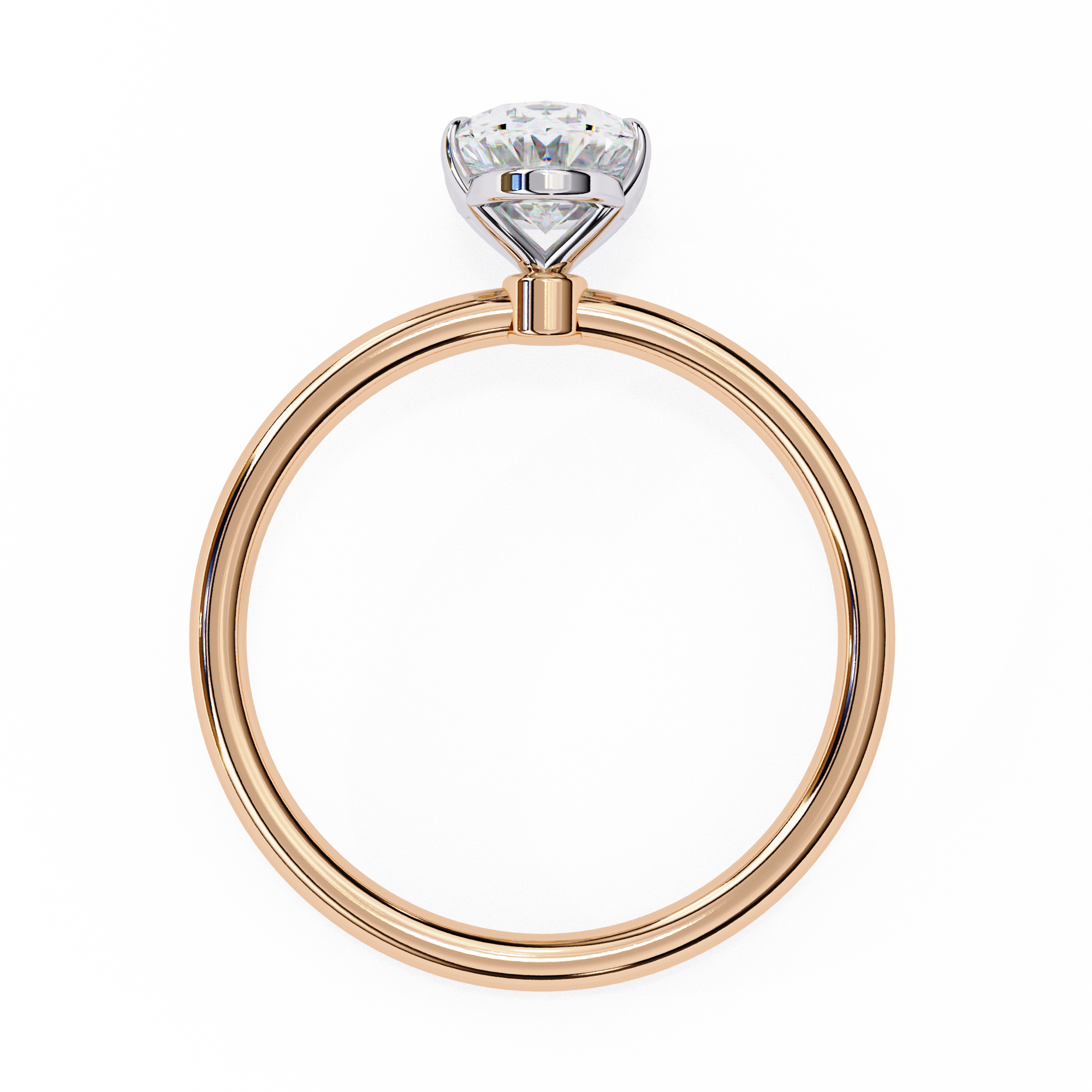 1.20 ct Eternal Oval Ring 9k