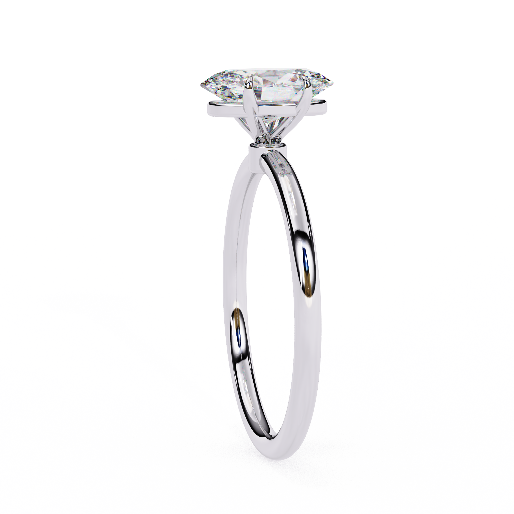 1.20 ct Eternal Oval Ring 9k
