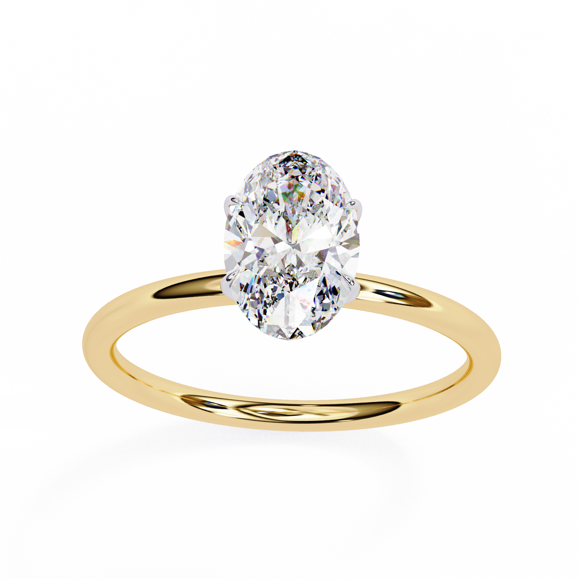 1.20 ct Eternal Oval Ring 9k