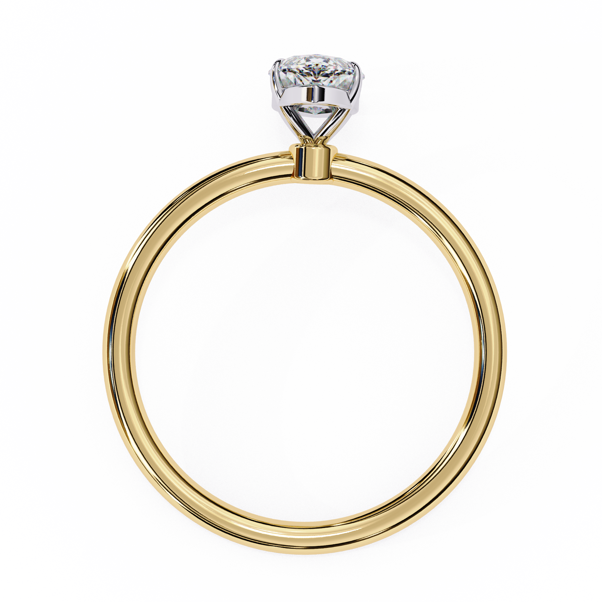 1.00 Ct Aurora Bloom Ring 9k