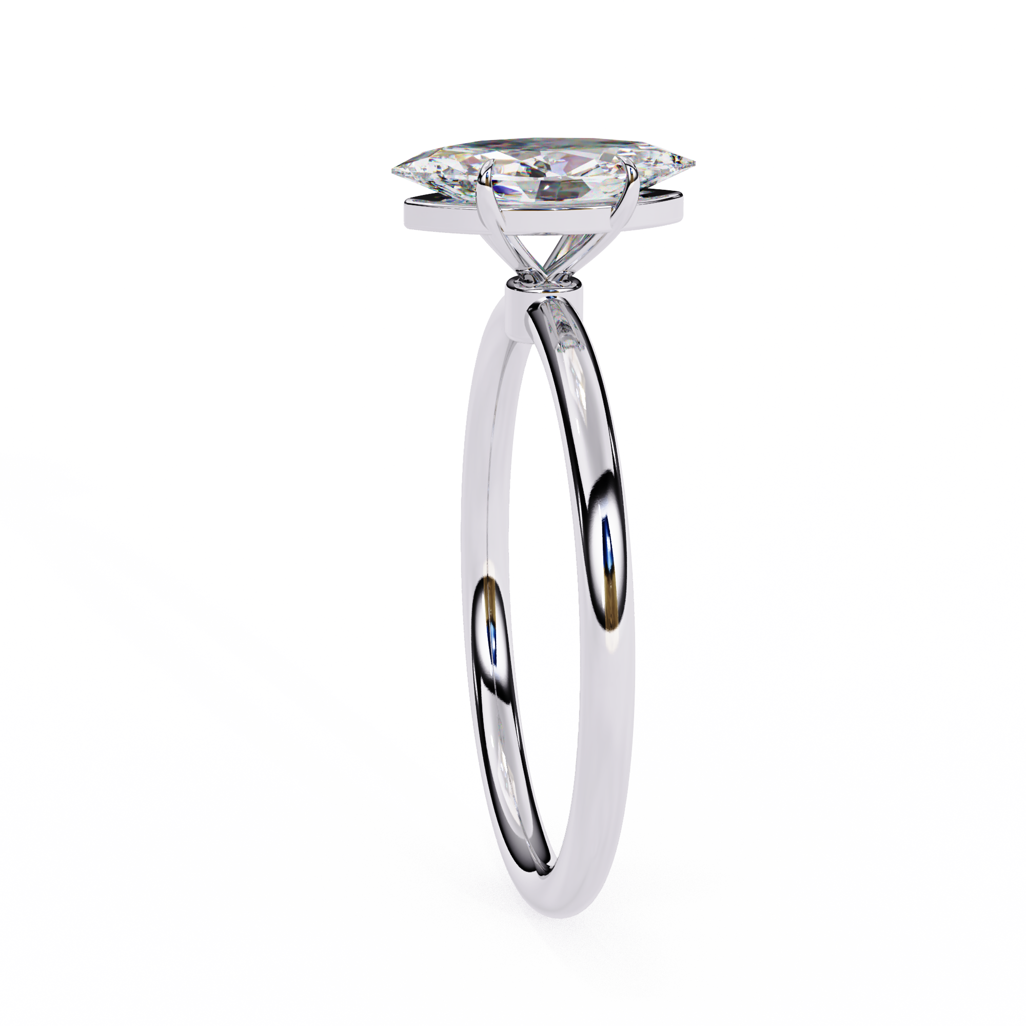 0.82 carat marquise rings 9k