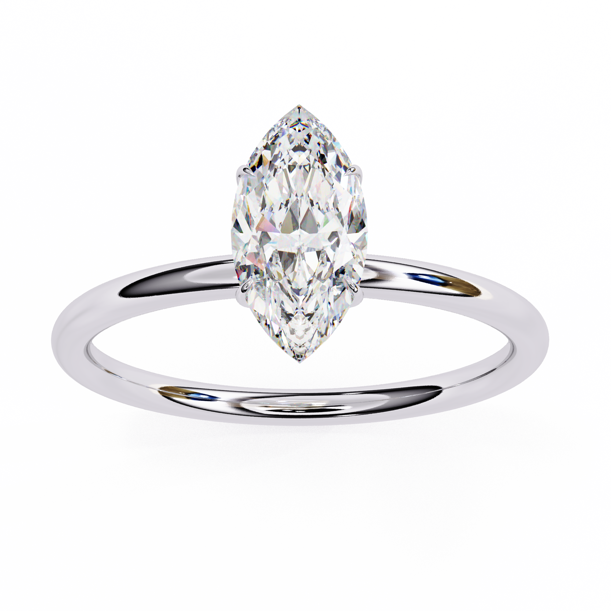0.82 carat marquise rings 9k