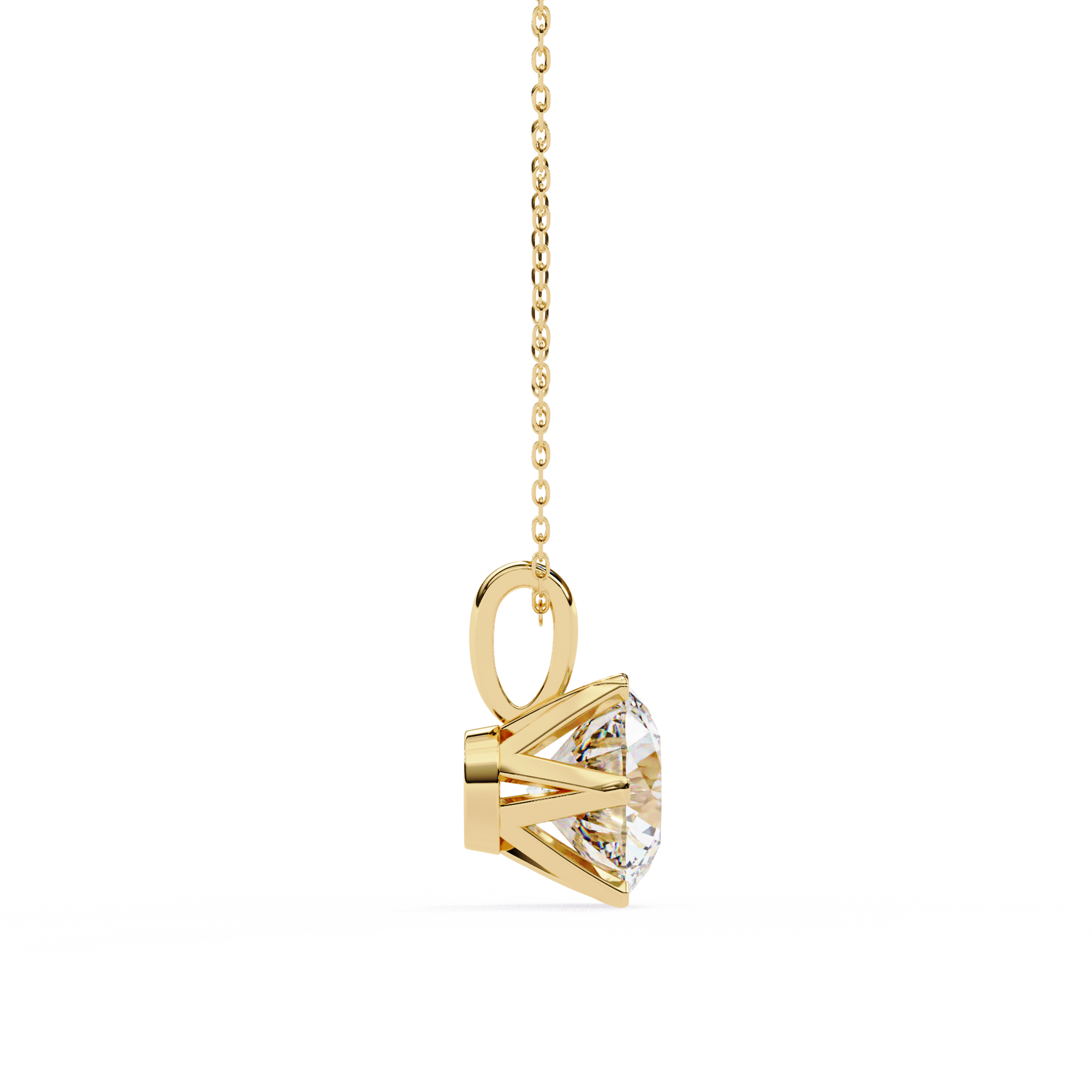 2.20 ct Lunar Glow Pendant 9k