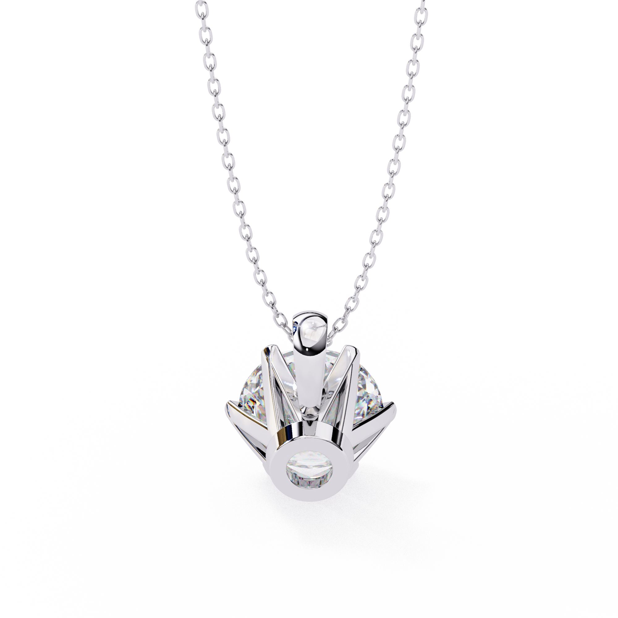 2.20 ct Lunar Glow Pendant 9k