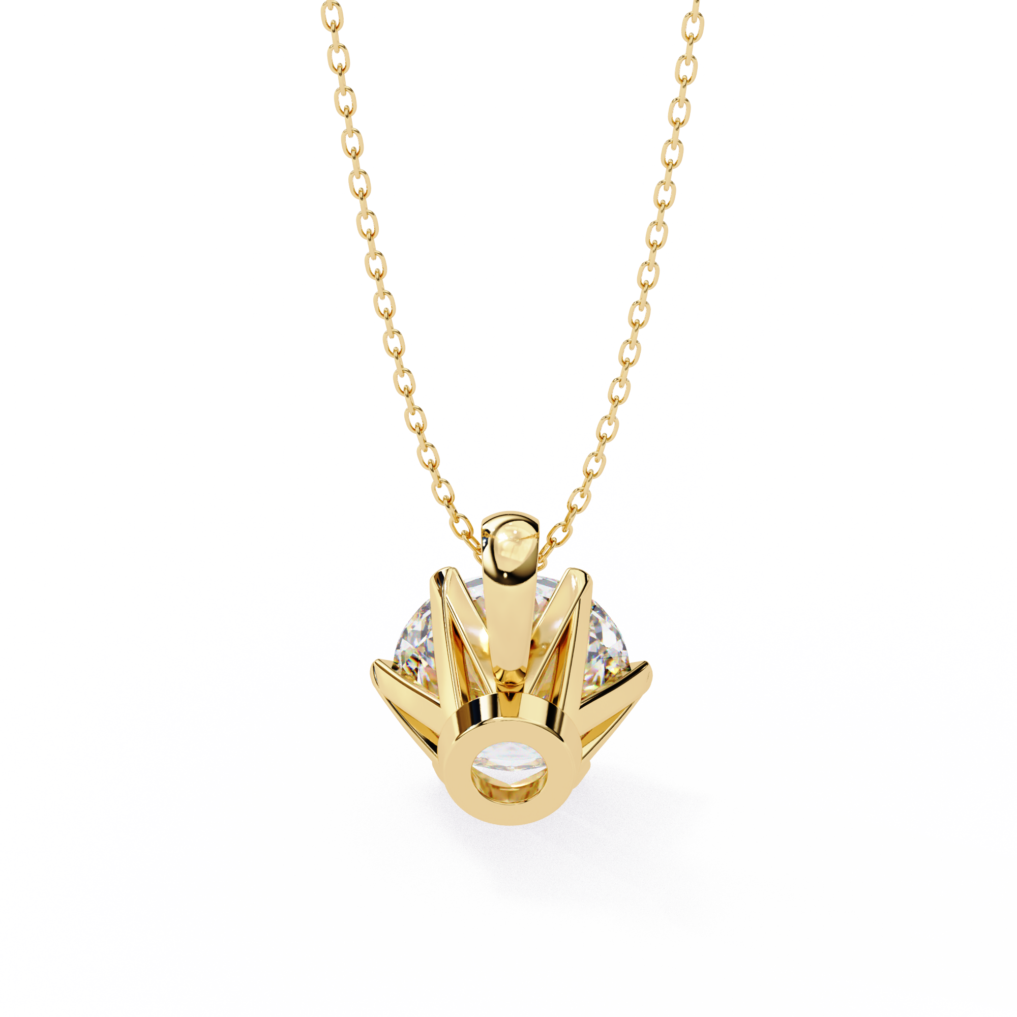 2.20 ct Lunar Glow Pendant 9k