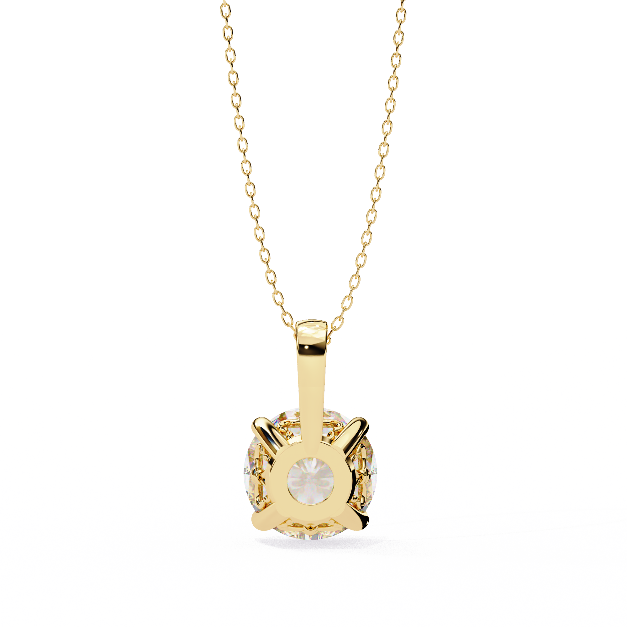 3.01 ct Illustra Halo Pendant 9k
