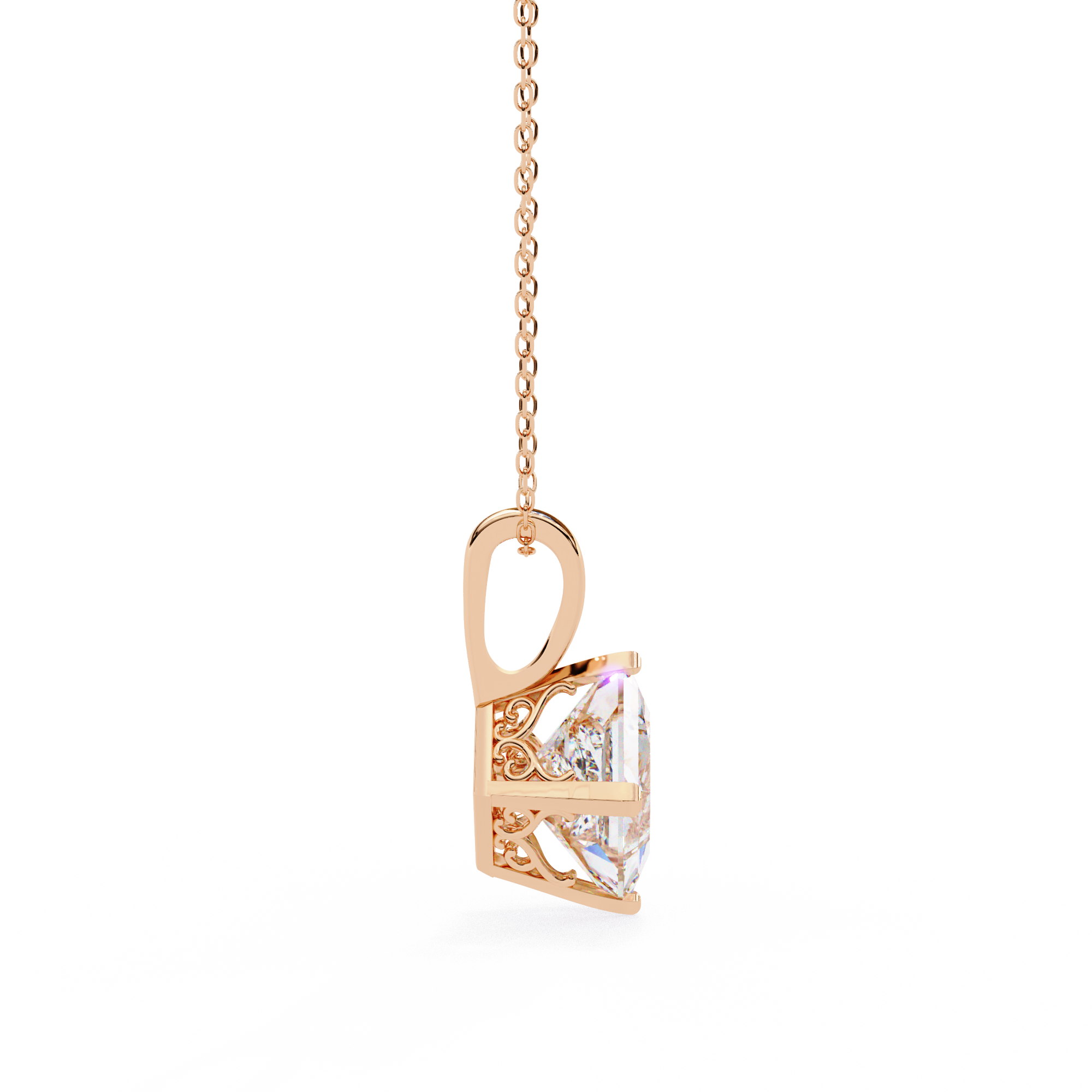 2.87 ct Timeless Aura Pendant 9k