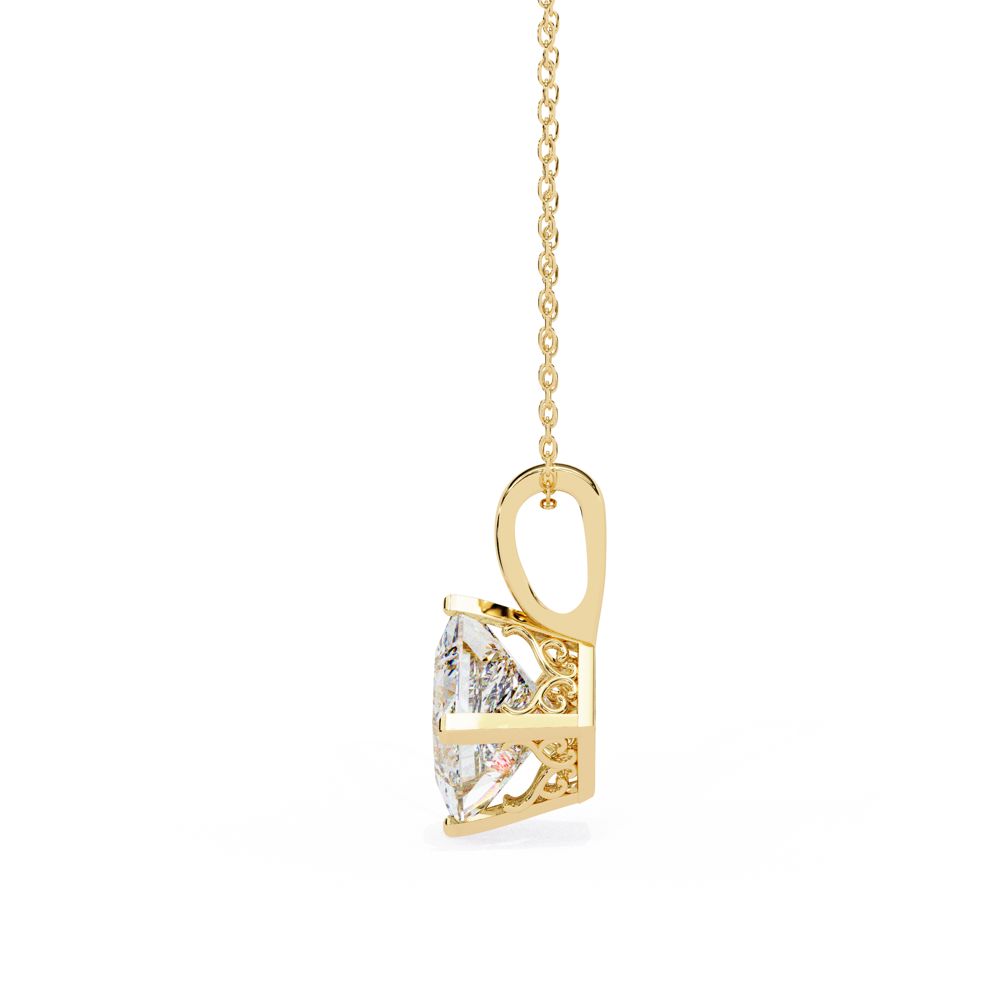 2.87 ct Timeless Aura Pendant 9k