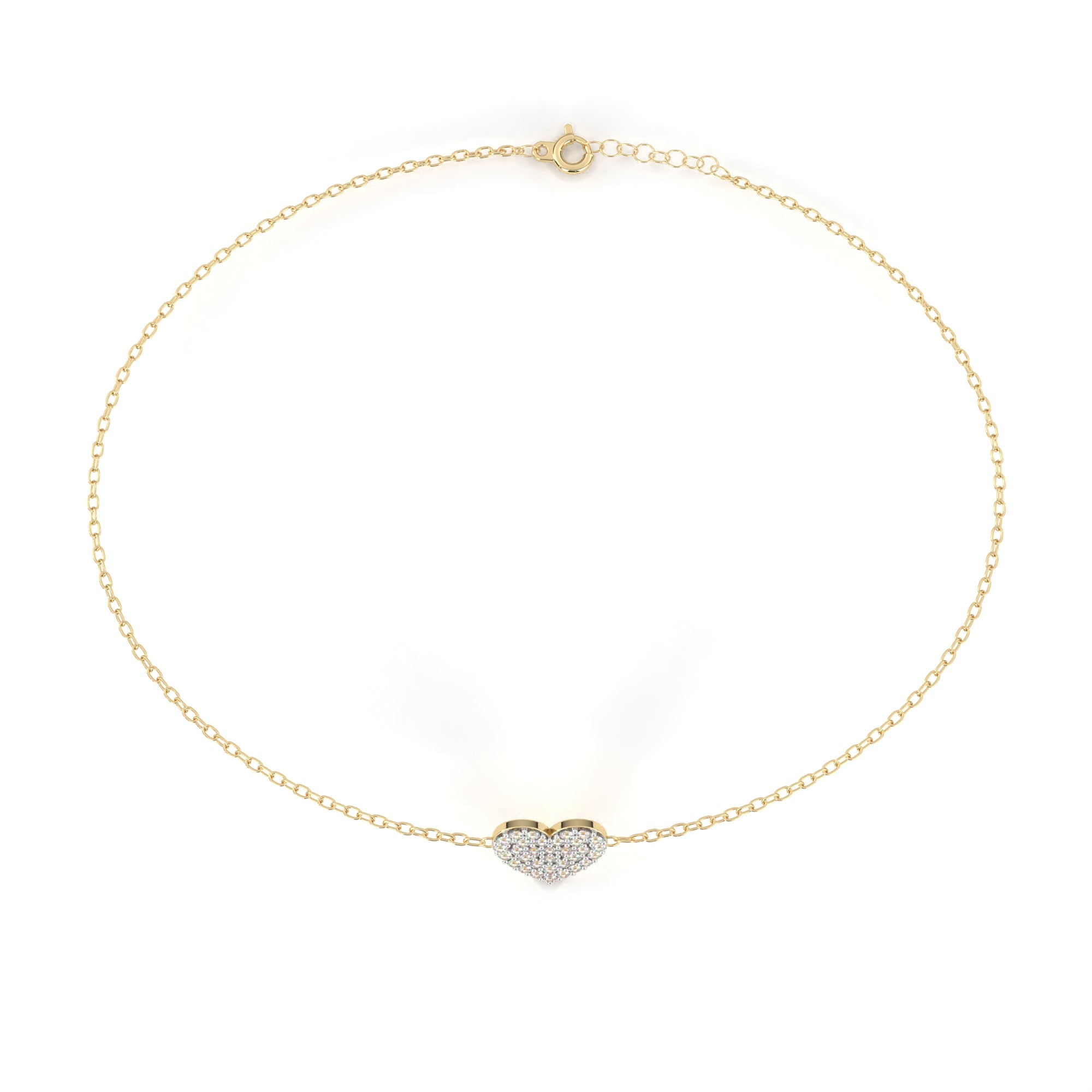 Brilliant Horizon Bracelet 9k