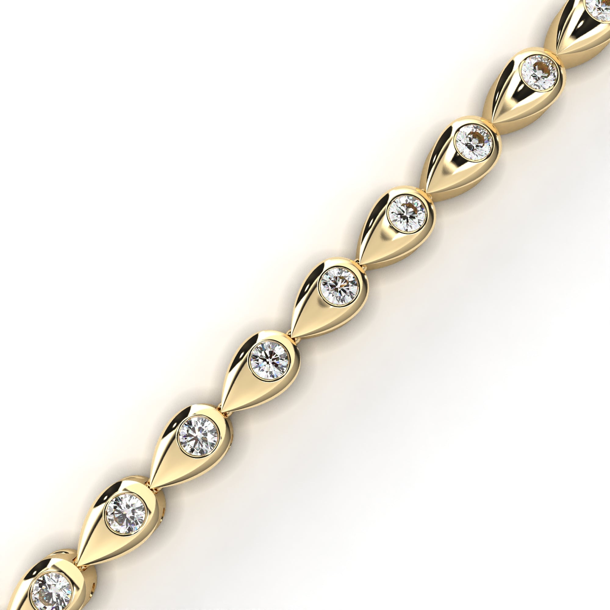 1.02 carat round bracelet