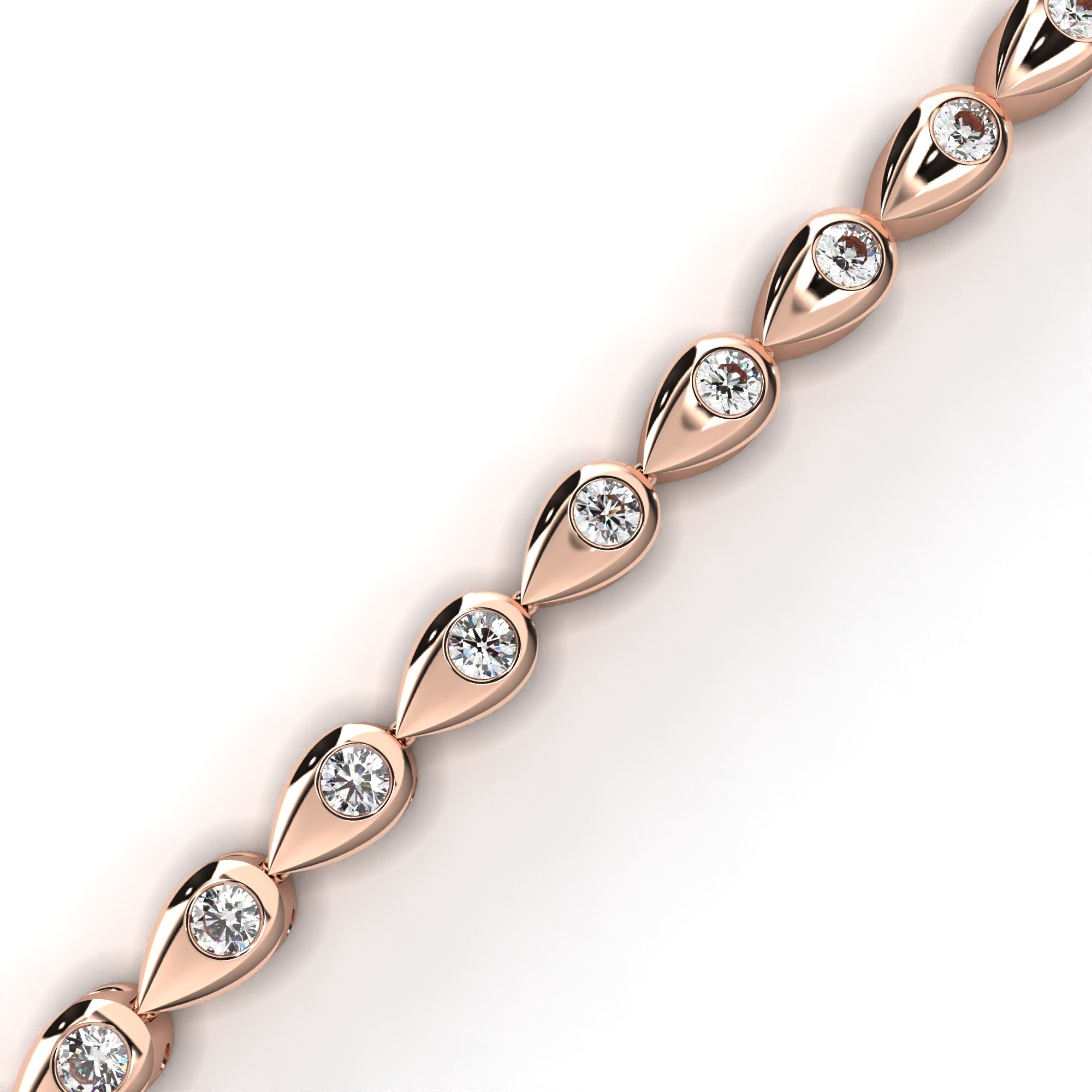 1.02 carat round bracelet